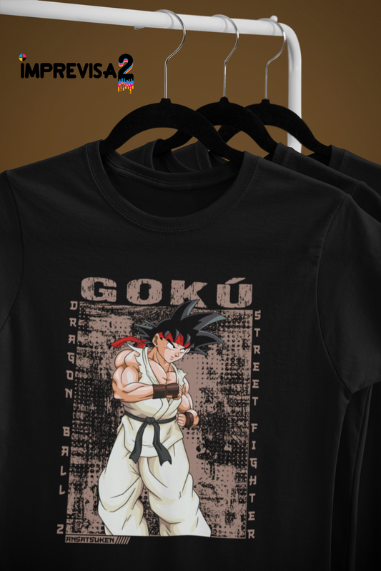 Goku interpretando a Ryu