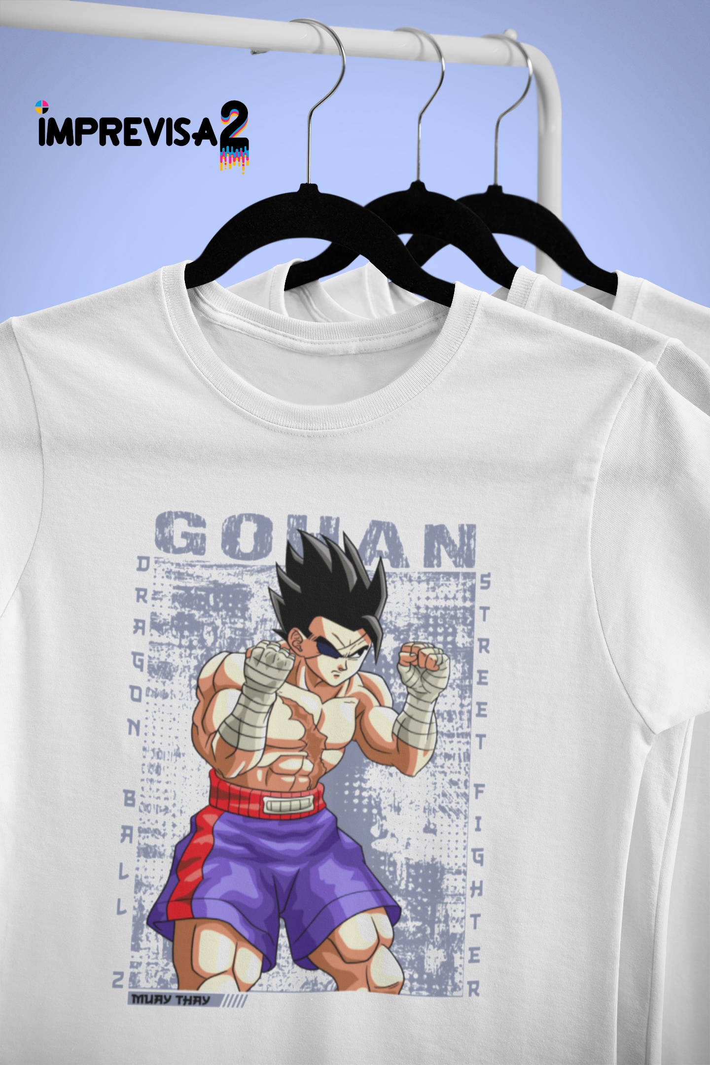 Gohan interpretando a Sagat