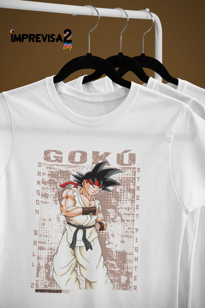 Goku interpretando a Ryu